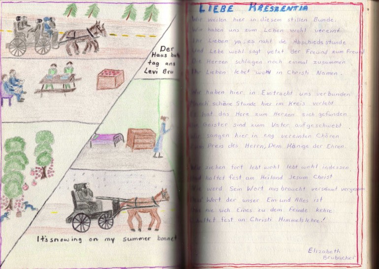 altmennonitisches Gedicht: Hast Du keine Zeit fr Jesum?