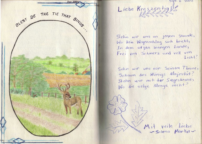 altmennonitisches Gedicht: Hast Du keine Zeit fr Jesum?